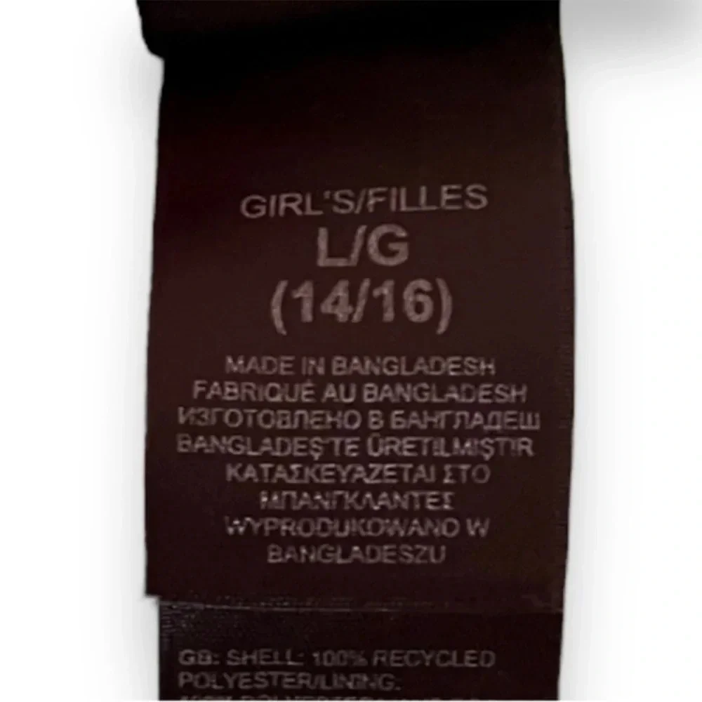 THE NORTH FACE Girls‎ Green Quilted Hooded Jacket | EUC